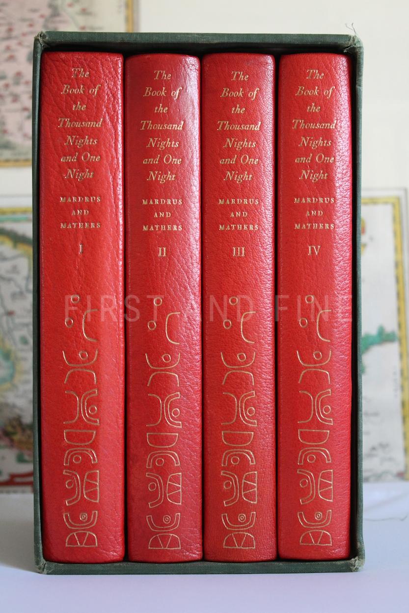 'THE BOOK OF THE THOUSAND NIGHTS AND ONE NIGHT’ AKA ‘ARABIAN NIGHTS’ (1974), FOLIO SOCIETY LIMITED EDITION IN FULL RED LEATHER