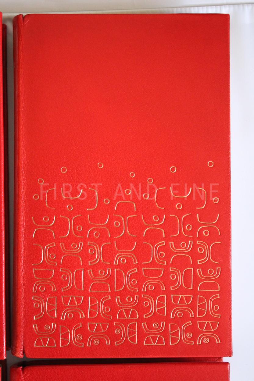 'THE BOOK OF THE THOUSAND NIGHTS AND ONE NIGHT’ AKA ‘ARABIAN NIGHTS’ (1974), FOLIO SOCIETY LIMITED EDITION IN FULL RED LEATHER - Image 3