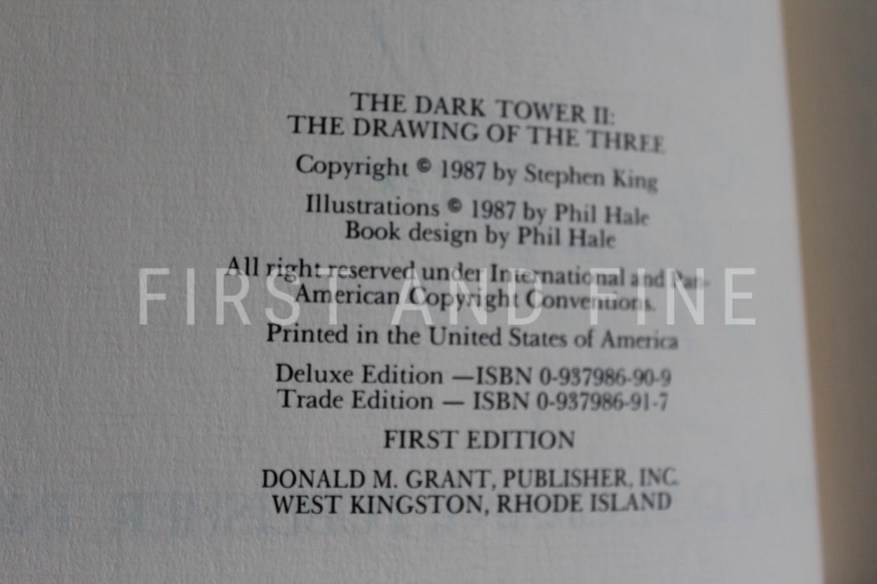 King, Stephen (1987) 'The Dark Tower II: The Drawing of the Three', signed first edition - Image 3