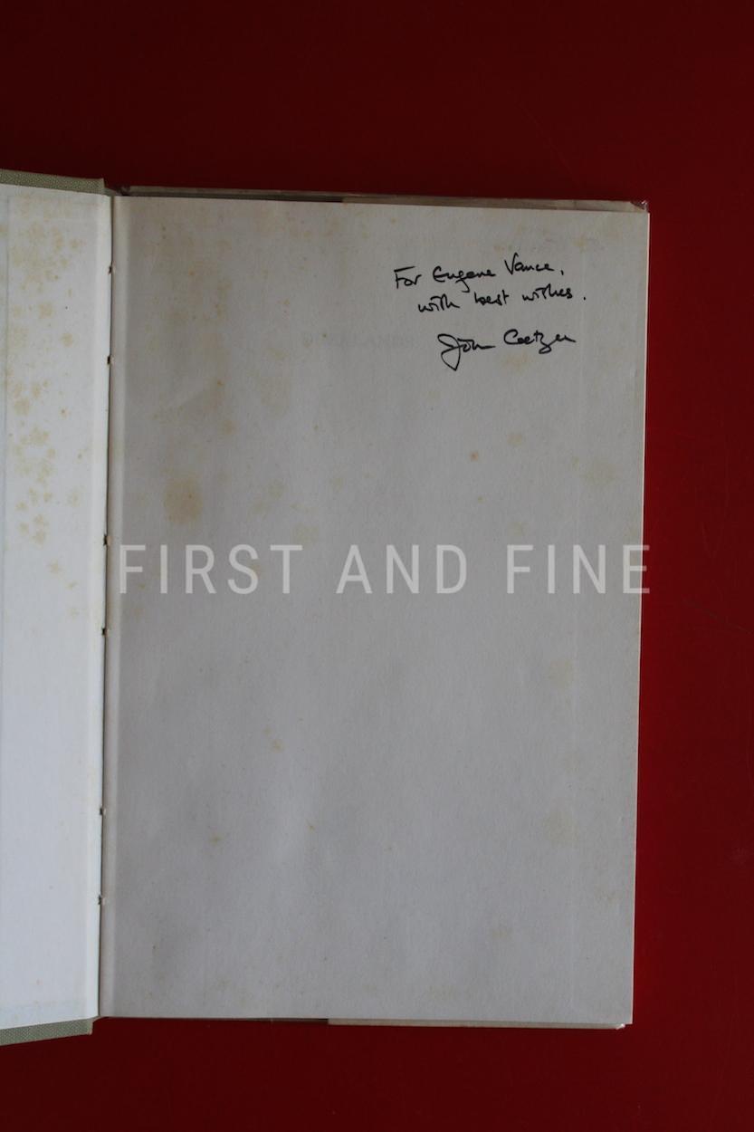 Coetzee, JM (1974) 'Dusklands', signed true first edition association copy - Image 5