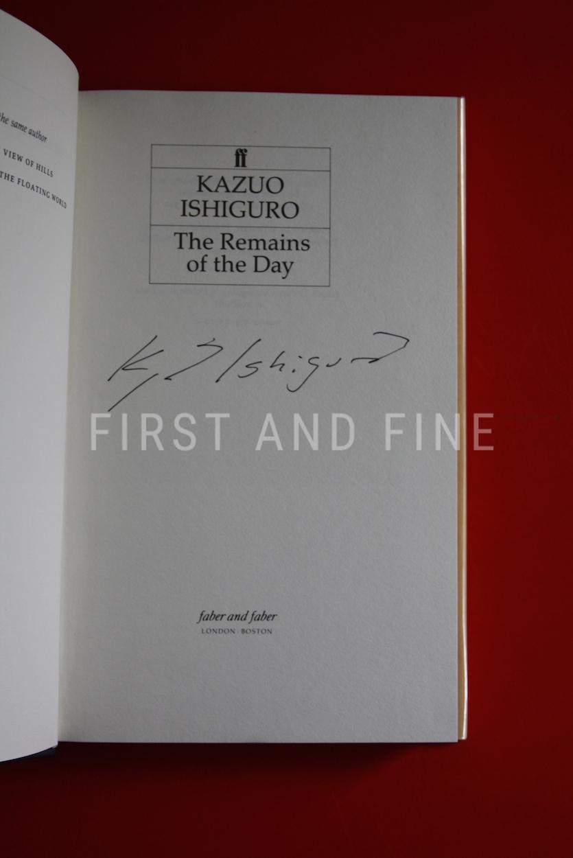 Ishiguro, Kazuo (1989) 'The Remains of the Day', signed first edition - Image 2