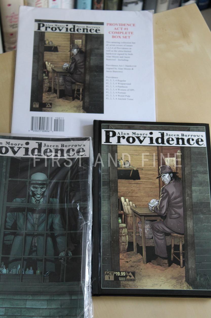 Moore, Alan (2015) 'Providence' Act 1, signed hardcover exclusive and all seven variant covers of the first four issues
