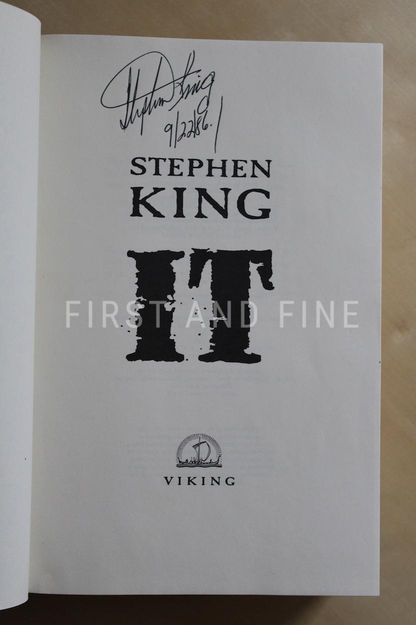 King, Stephen (1986) 'IT', signed first edition - Image 3