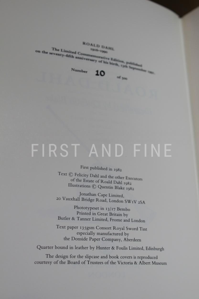 Dahl, Roald (1991) 'Commemorative Limited Edition of the Works' - Image 11