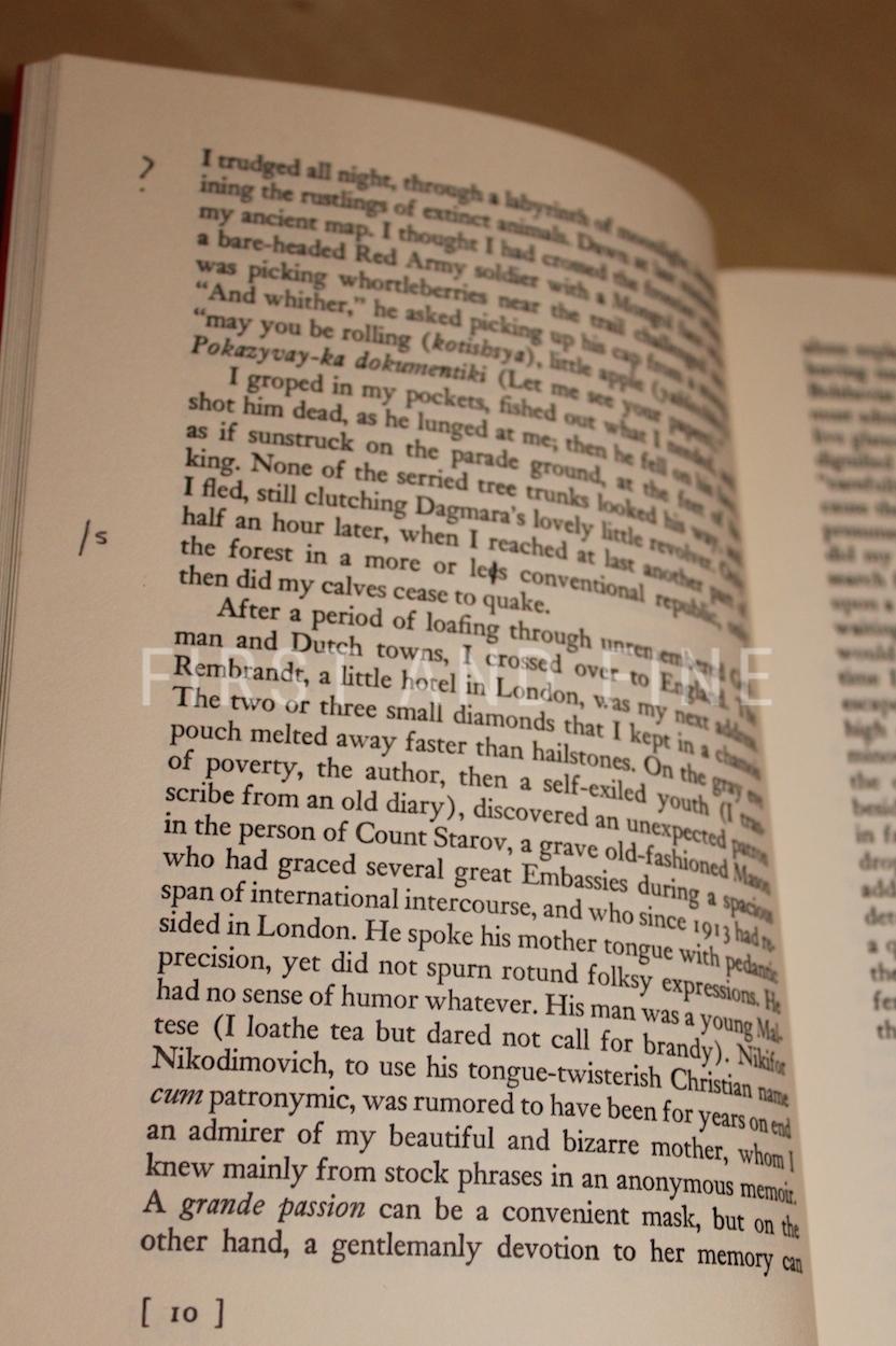 Nabokov, Vladimir (1974) 'Look at the Harlequins!', US first edition signed and annotated by Graham Greene - Image 6
