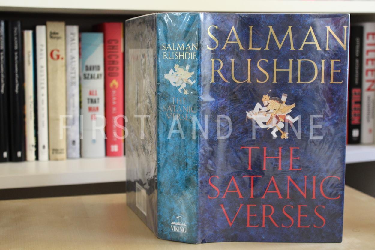 Rushdie, Salman (1988) 'The Satanic Verses', signed and dedicated 'To Humour' UK first edition - Image 8