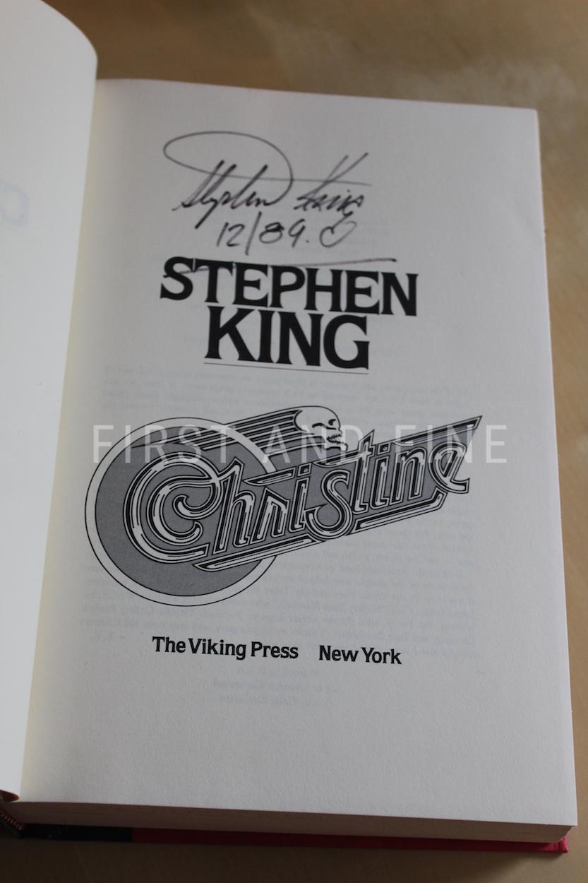 King, Stephen (1983) 'Christine', signed first edition - Image 2