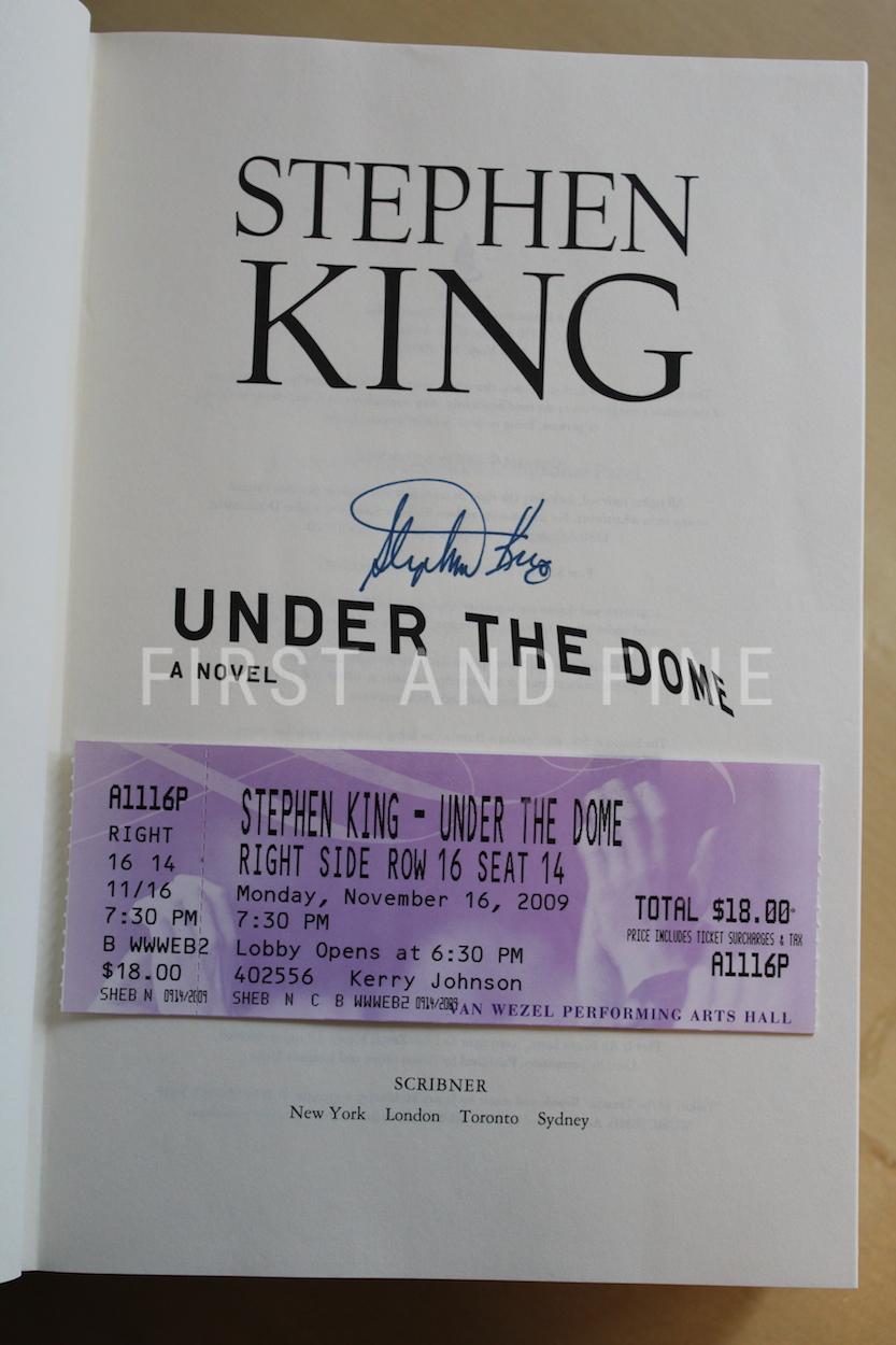 King, Stephen (2009) 'Under the Dome', signed first edition - Image 3