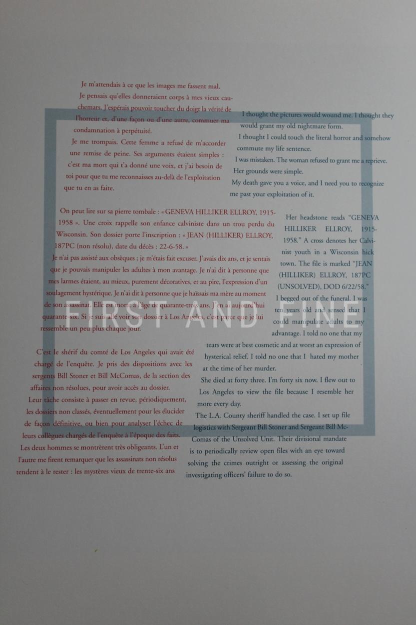 Ellroy, James; Levinthal, David (1995) 'My Mother's Killer', deluxe limited edition signed by Ellroy and David Levinthal - Image 6
