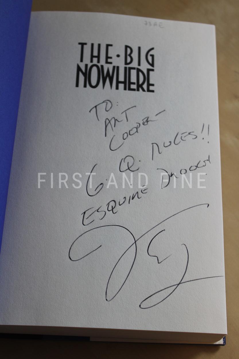 Ellroy, James (1988) 'The Big Nowhere', US first edition signed association copy - Image 2