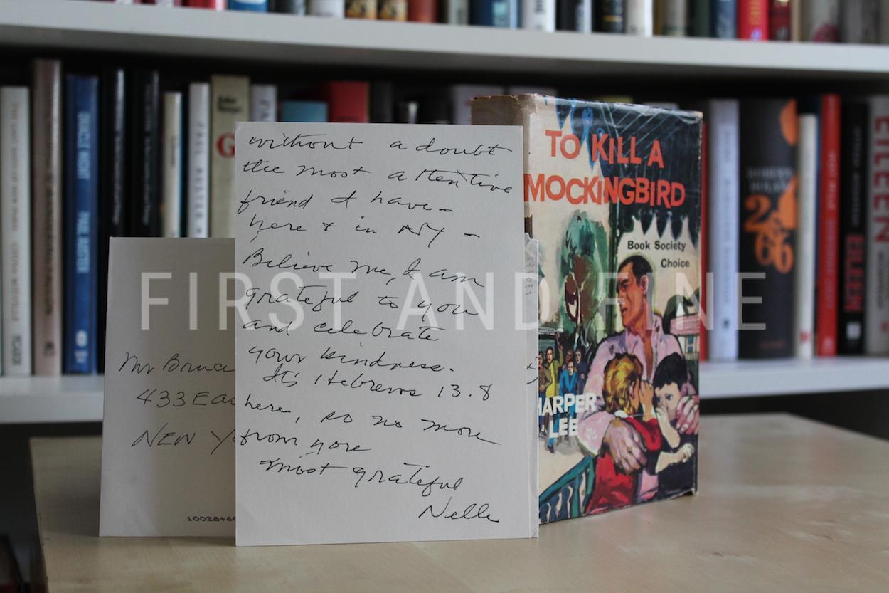 Lee, Harper (1960) 'To Kill a Mockingbird', UK first edition + signed letter (ALS)