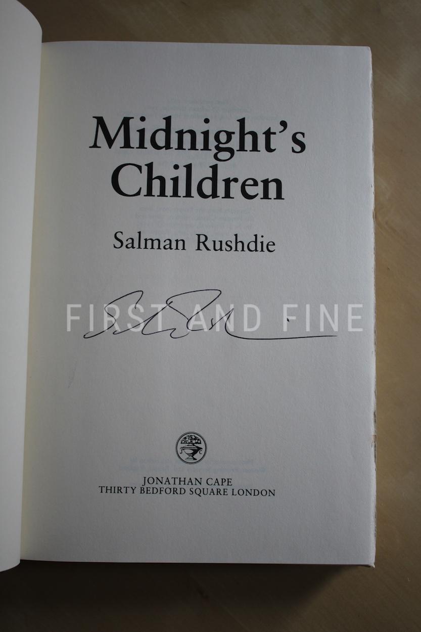 Rushdie, Salman (1981) 'Midnight's Children', UK signed first edition - Image 2