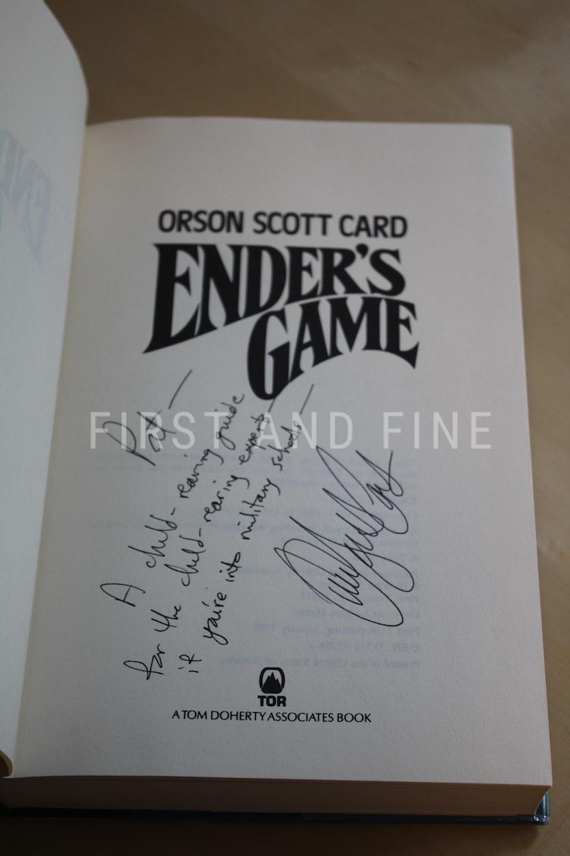 Scott Card, Orson (1985) 'Ender's Game'; 'Speaker for the Dead'; 'Xenocide'; and 'Children of the Mind' signed first edition set - Image 3