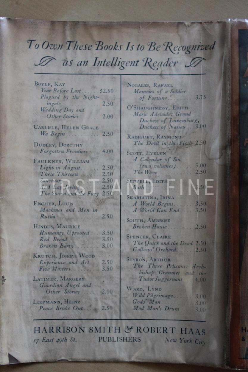 Faulkner, William (1932) 'Light in August', US first edition, first state - Image 13