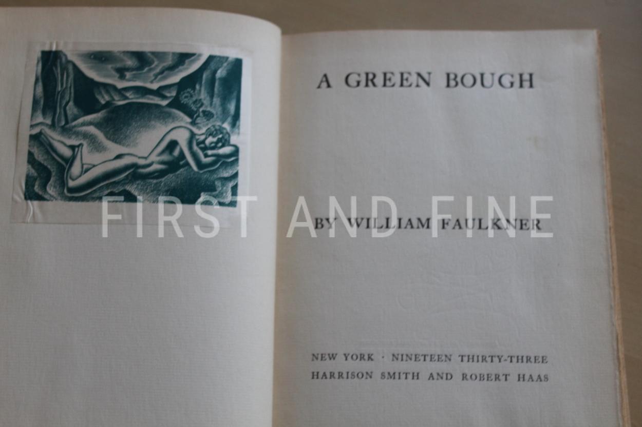 Faulkner, William (1933) 'A Green Bough', signed limited edition - Image 9