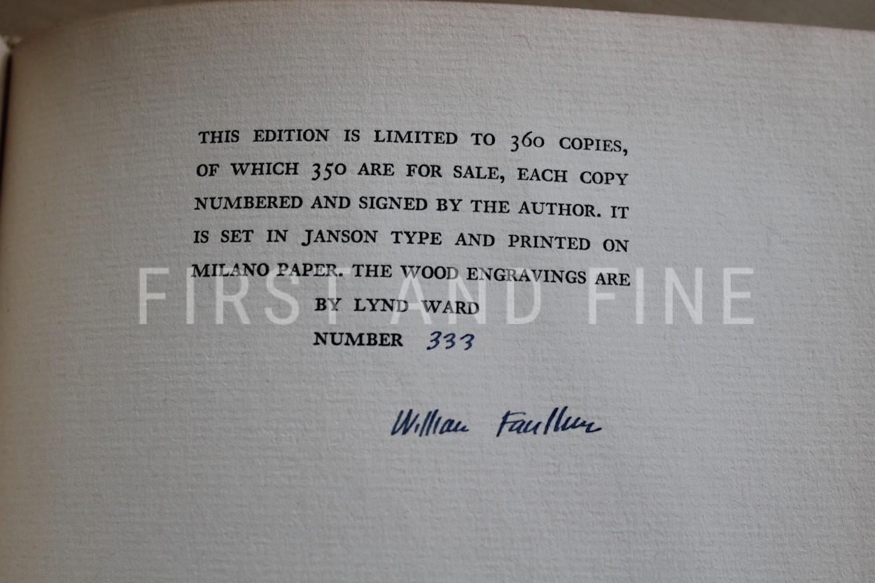 Faulkner, William (1933) 'A Green Bough', signed limited edition - Image 2