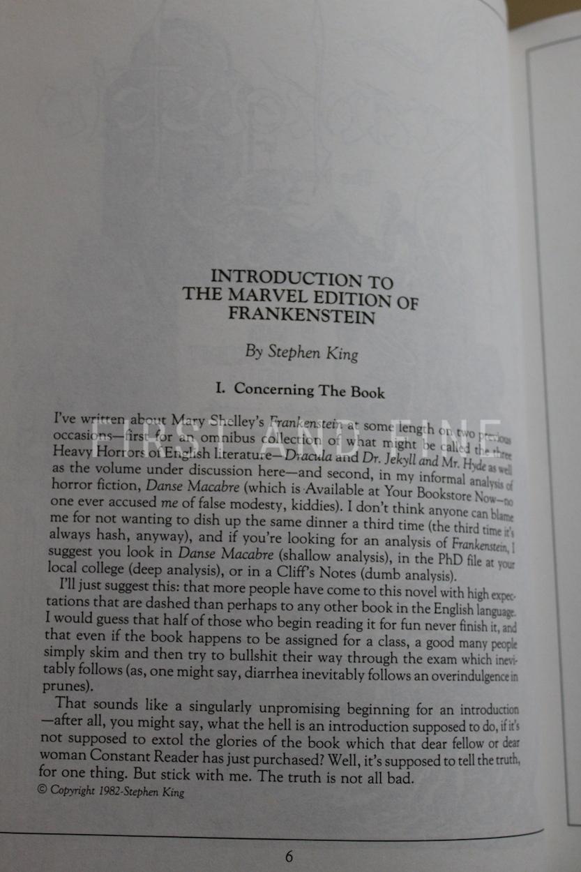 Shelley, Mary (1983) 'Frankenstein', signed limited edition introduced by Stephen King - Image 7