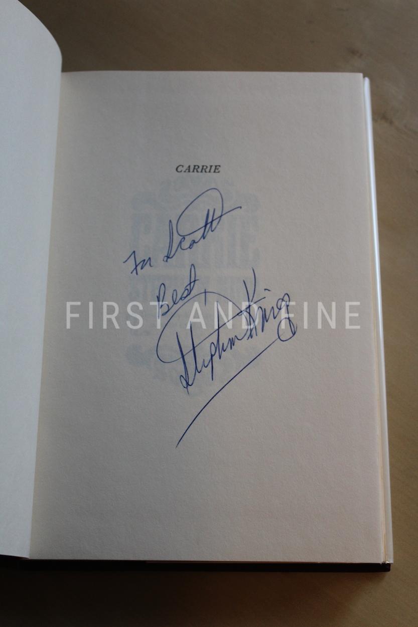 King, Stephen (1974) 'Carrie', US signed first edition - Image 2