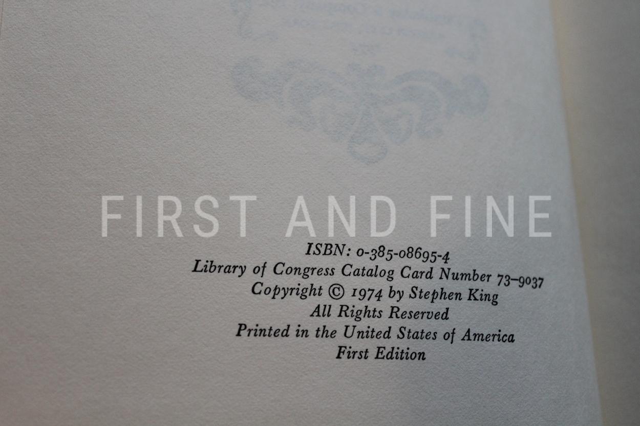 King, Stephen (1974) 'Carrie', US signed first edition - Image 3
