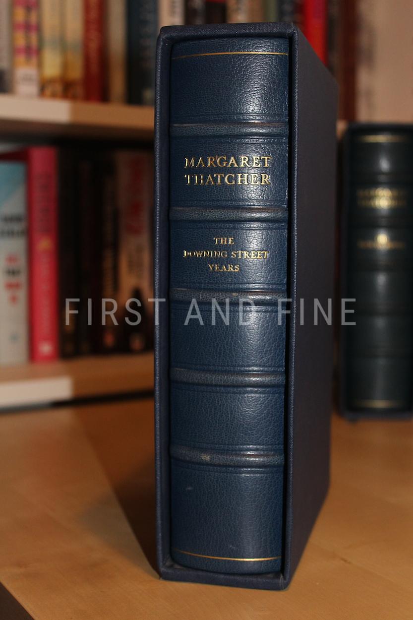 Thatcher, Margaret (1993) 'The Downing Street Years', UK signed limited edition bound in full leather