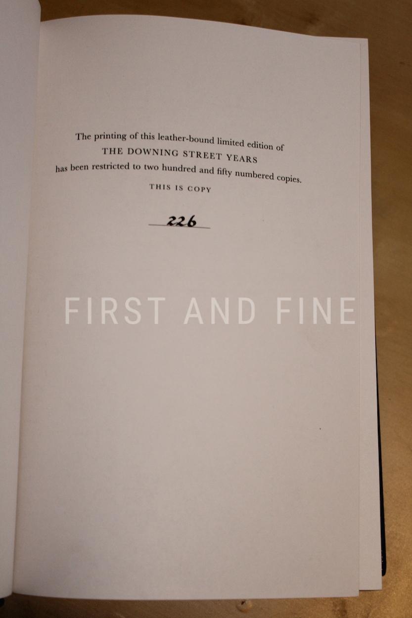 Thatcher, Margaret (1993) 'The Downing Street Years', UK signed limited edition bound in full leather - Image 3