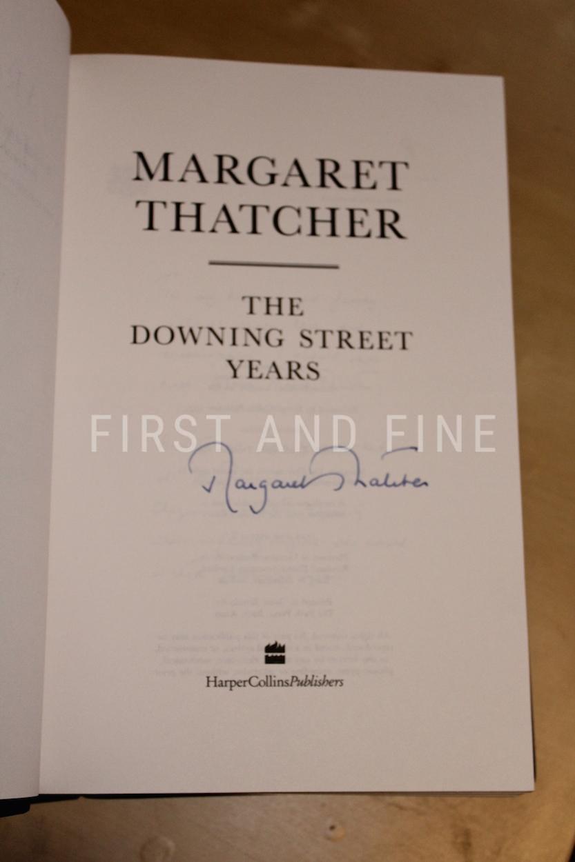 Thatcher, Margaret (1993) 'The Downing Street Years', UK signed limited edition bound in full leather - Image 2