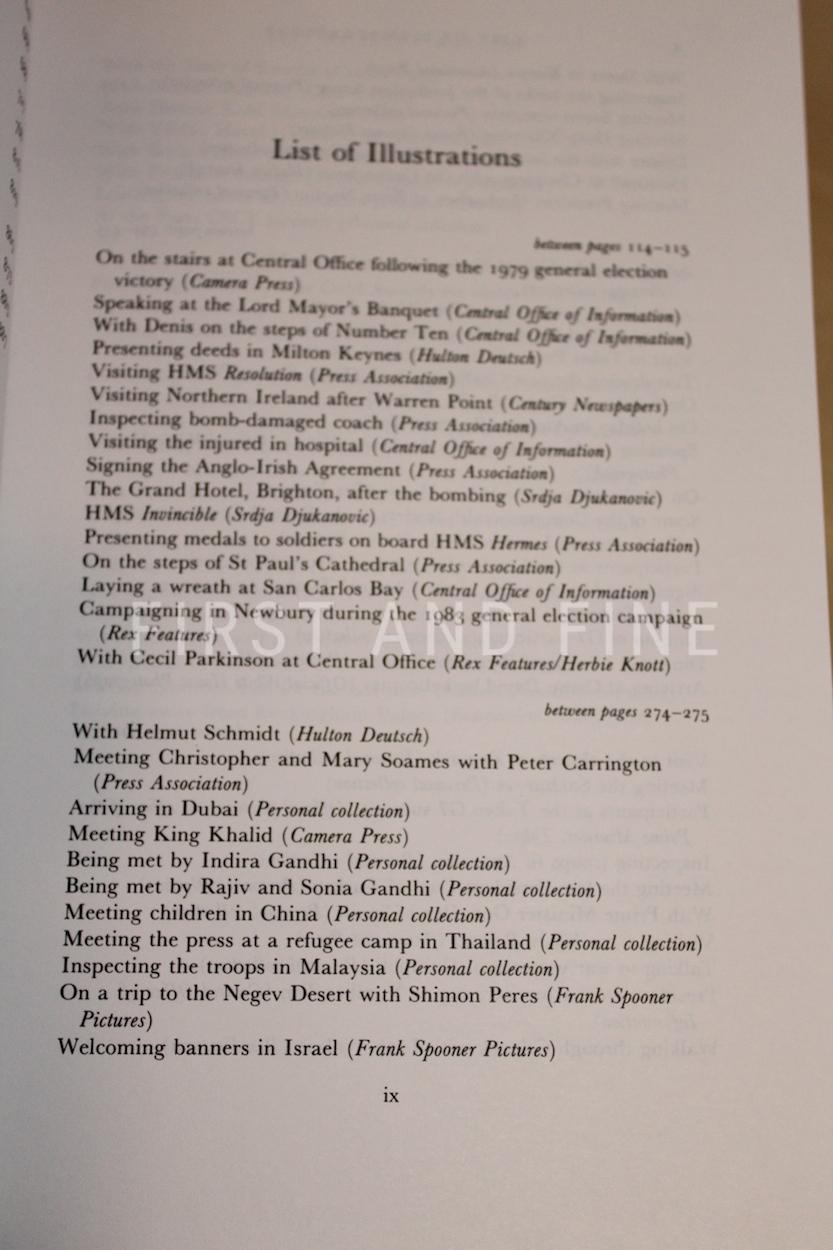 Thatcher, Margaret (1993) 'The Downing Street Years', UK signed limited edition bound in full leather - Image 14