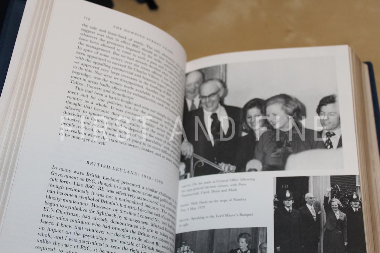 Thatcher, Margaret (1993) 'The Downing Street Years', UK signed limited edition bound in full leather - Image 16