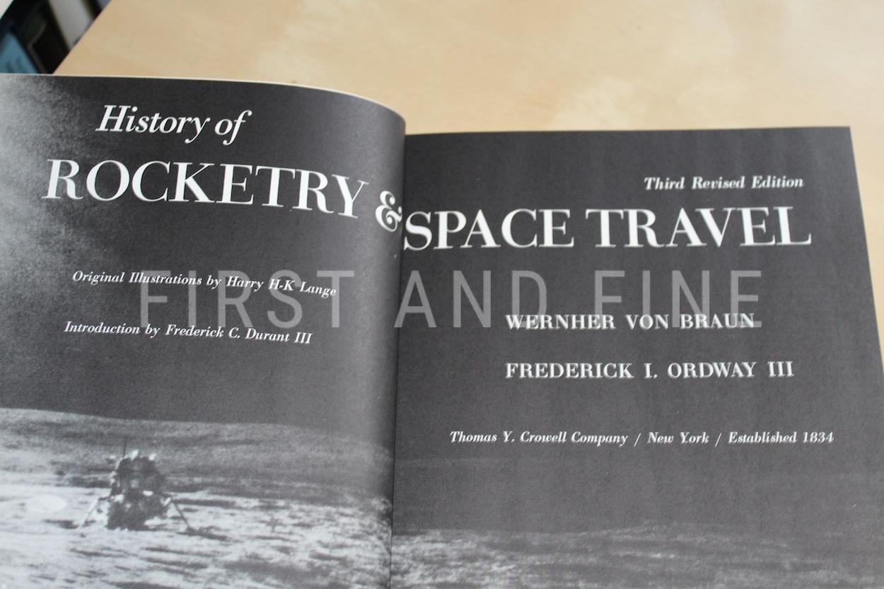 von Braun, Wernher and Ordway III, Frederick Ira (1975) 'History of Rocketry & Space Travel', signed revised edition - Image 4