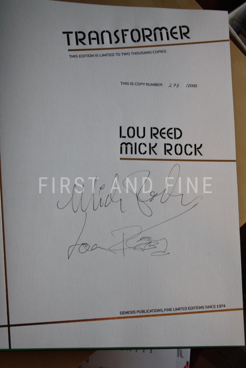 Reed, Lou & Rock, Mick (2013) 'Transformer', signed deluxe limited edition - Image 2