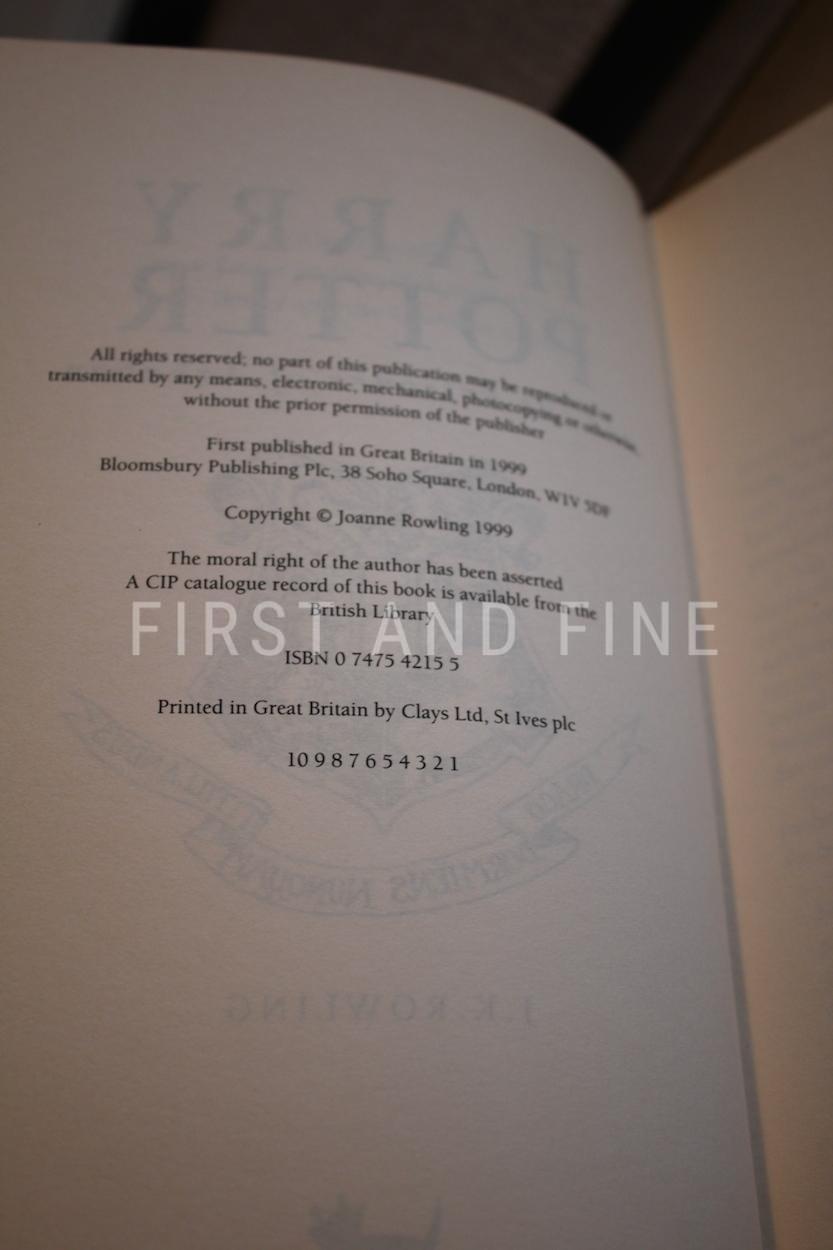Rowling. J.K. (1999) 'Harry Potter and the Prisoner of Azkaban', UK signed first edition, first state - Image 3