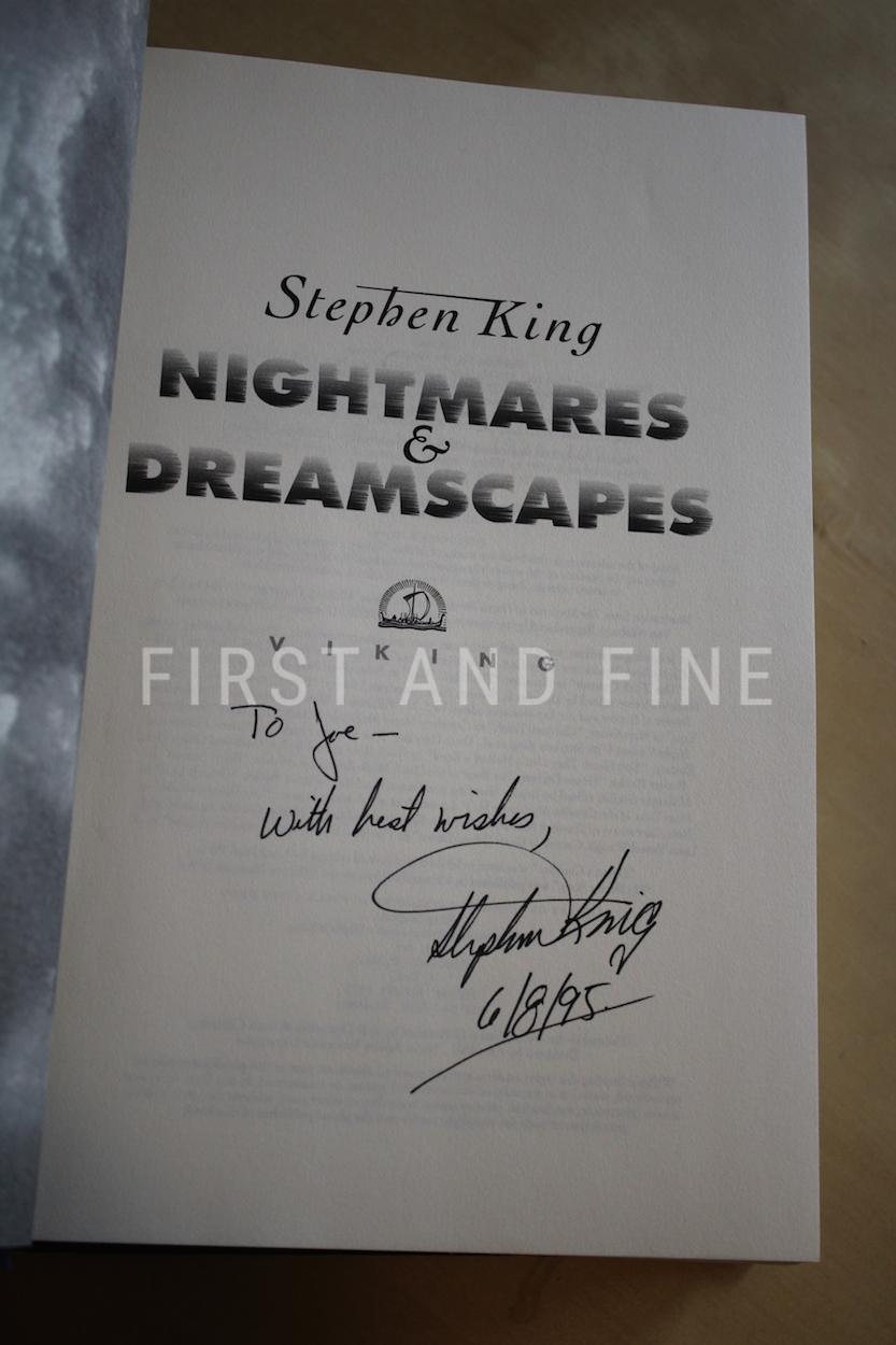 King, Stephen (1993) 'Nightmares & Dreamscapes', signed first edition - Image 2