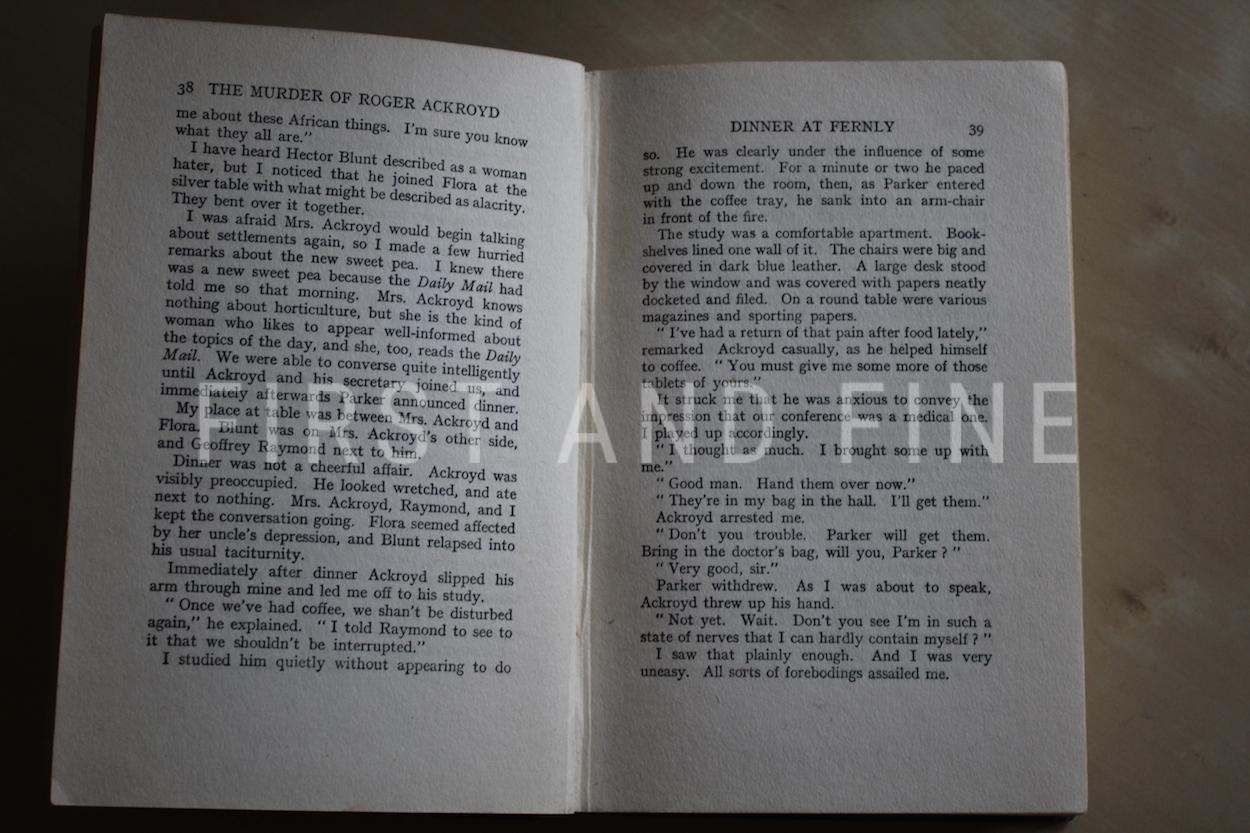 Christie, Agatha (1926) 'The Murder of Roger Ackroyd', UK first edition - Image 12