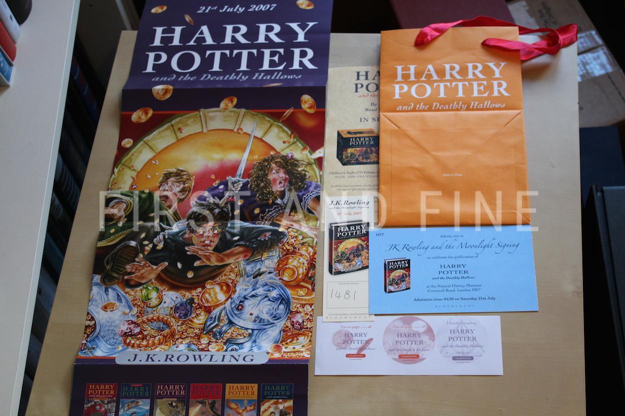 Rowling, J.K. (2007) 'Harry Potter and the Deathly Hallows', UK signed first edition with ephemera - Image 10