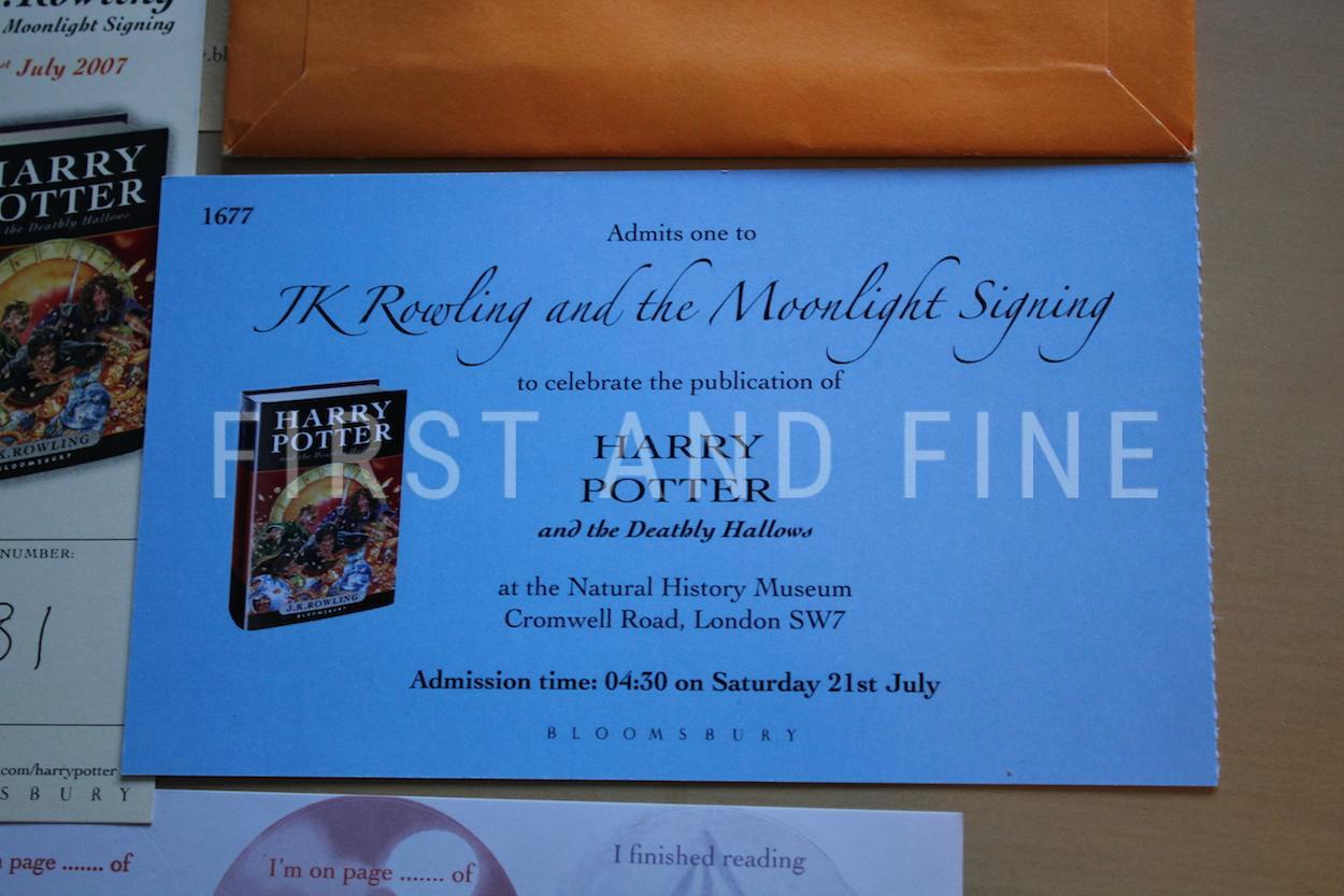 Rowling, J.K. (2007) 'Harry Potter and the Deathly Hallows', UK signed first edition with ephemera - Image 4