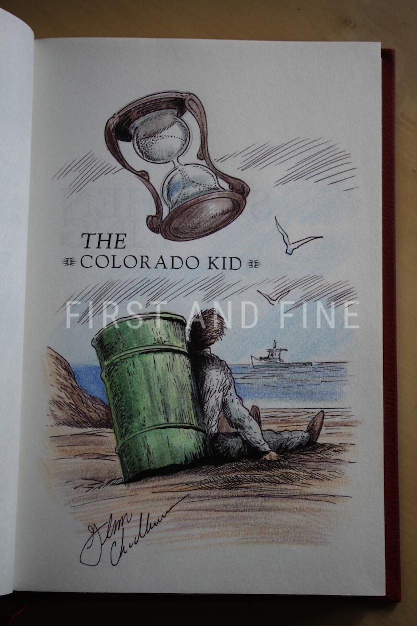 King, Stephen (2007) 'Colorado Kid', UK signed deluxe limited edition 1/33 with unique artist remarques - Image 4