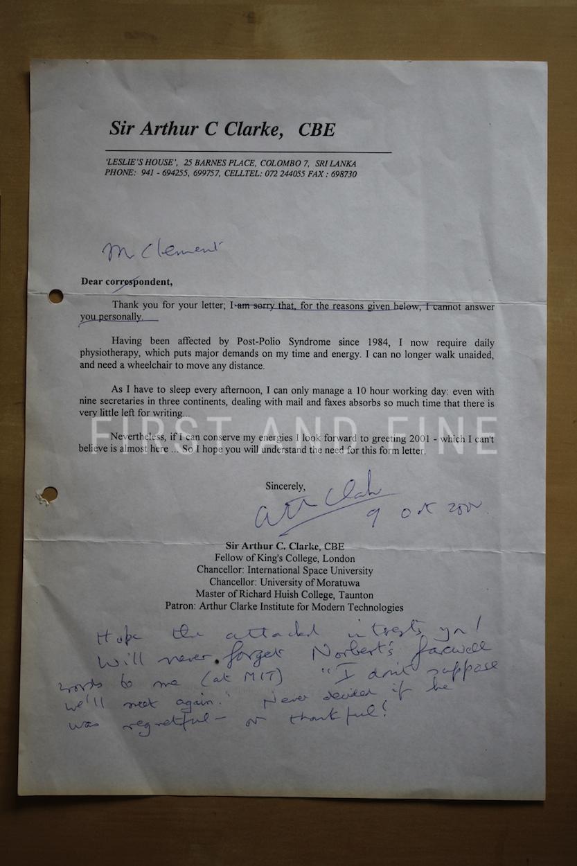 Clarke, Arthur C. (1968) '2001: A Space Odyssey', signed UK first edition - Image 3