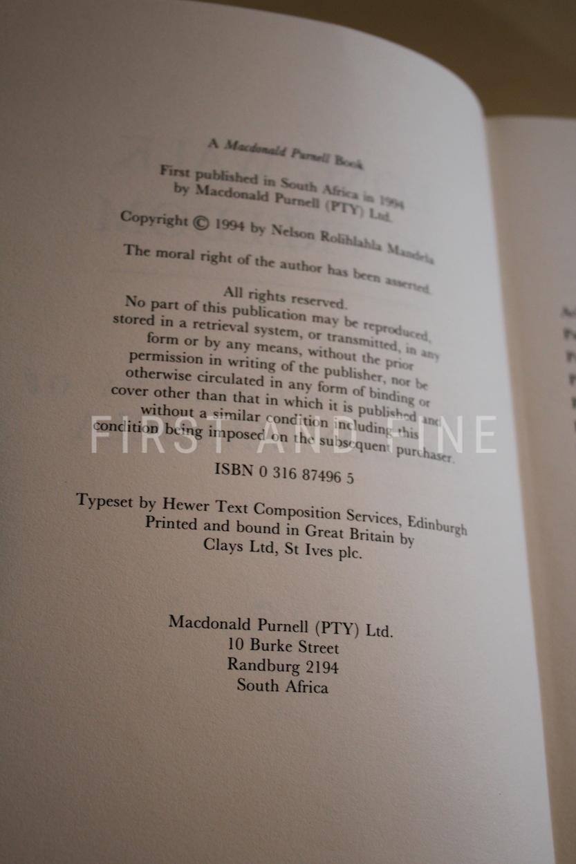 Mandela, Nelson (1994) 'Long Walk to Freedom', signed South African first edition - Image 3