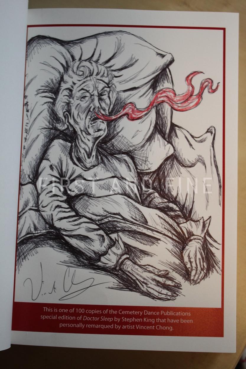 King, Stephen (2013) 'Doctor Sleep', signed limited edition with original artwork (remarque by Vincent Chong) - Image 3