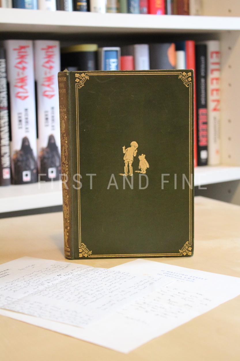 Milne, A.A. (1926) 'Winnie-the Pooh', UK first deluxe edition with signed letters