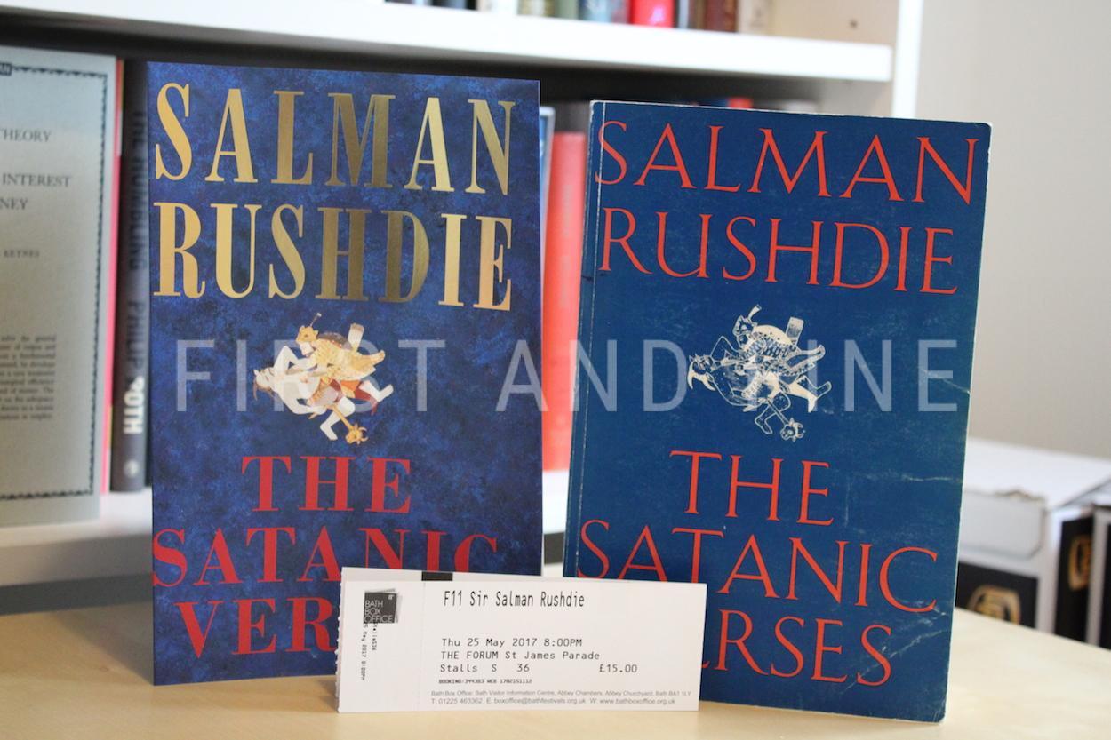Rushdie, Salman (1988) 'Satanic Verses', UK signed proof with rare proof dust jacket