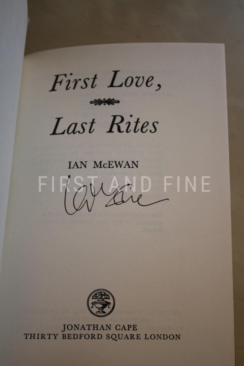 McEwan, Ian (1975) 'First Love, Last Rites', UK signed first edition - Image 2