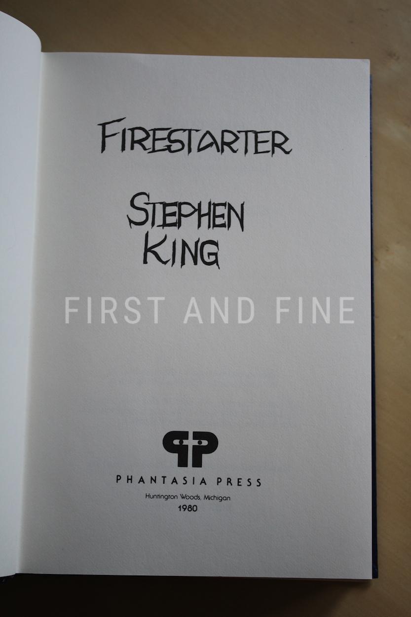 King, Stephen (1980) 'Firestarter', US signed limited edition - Image 5