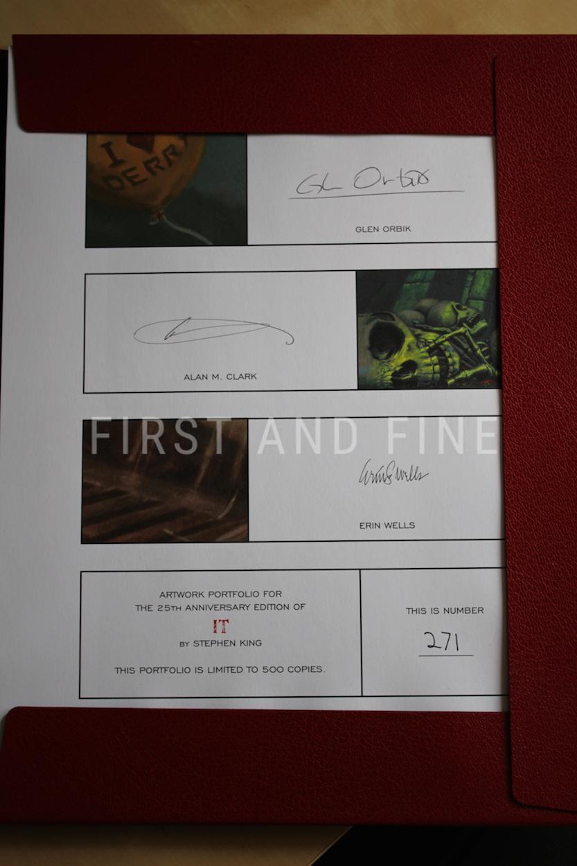 King, Stephen (2011) 'IT', signed limited edition with matching artist portfolio - Image 3