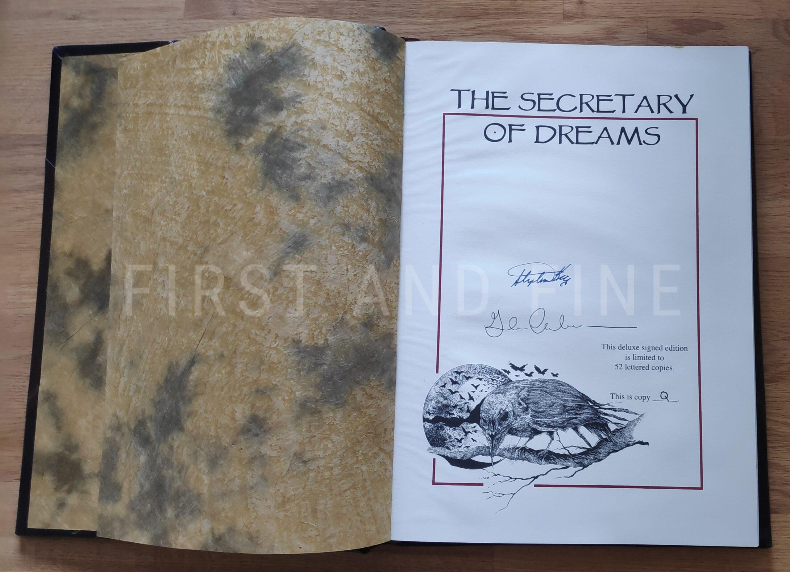 King, Stephen (2006 & 2010) 'Secretary of Dreams', signed deluxe lettered edition with matched letters - Image 2