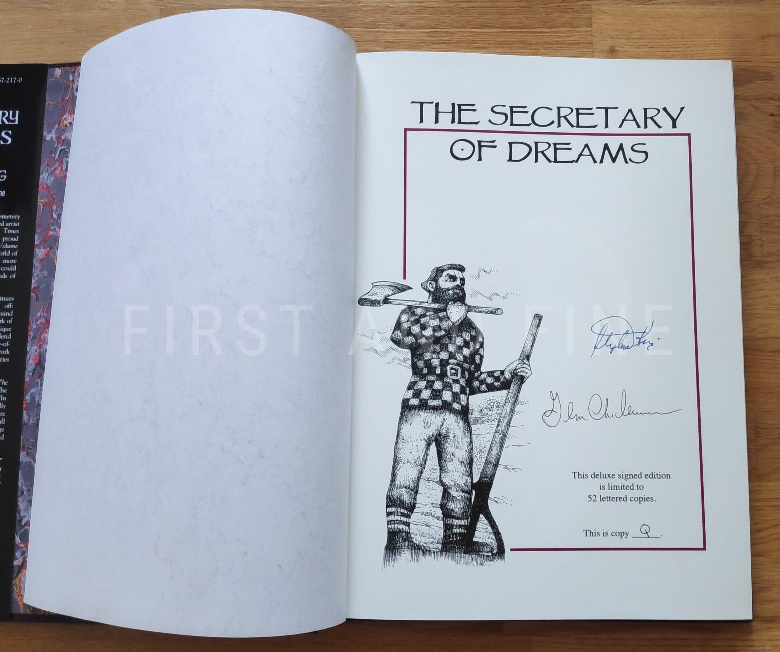 King, Stephen (2006 & 2010) 'Secretary of Dreams', signed deluxe lettered edition with matched letters - Image 3