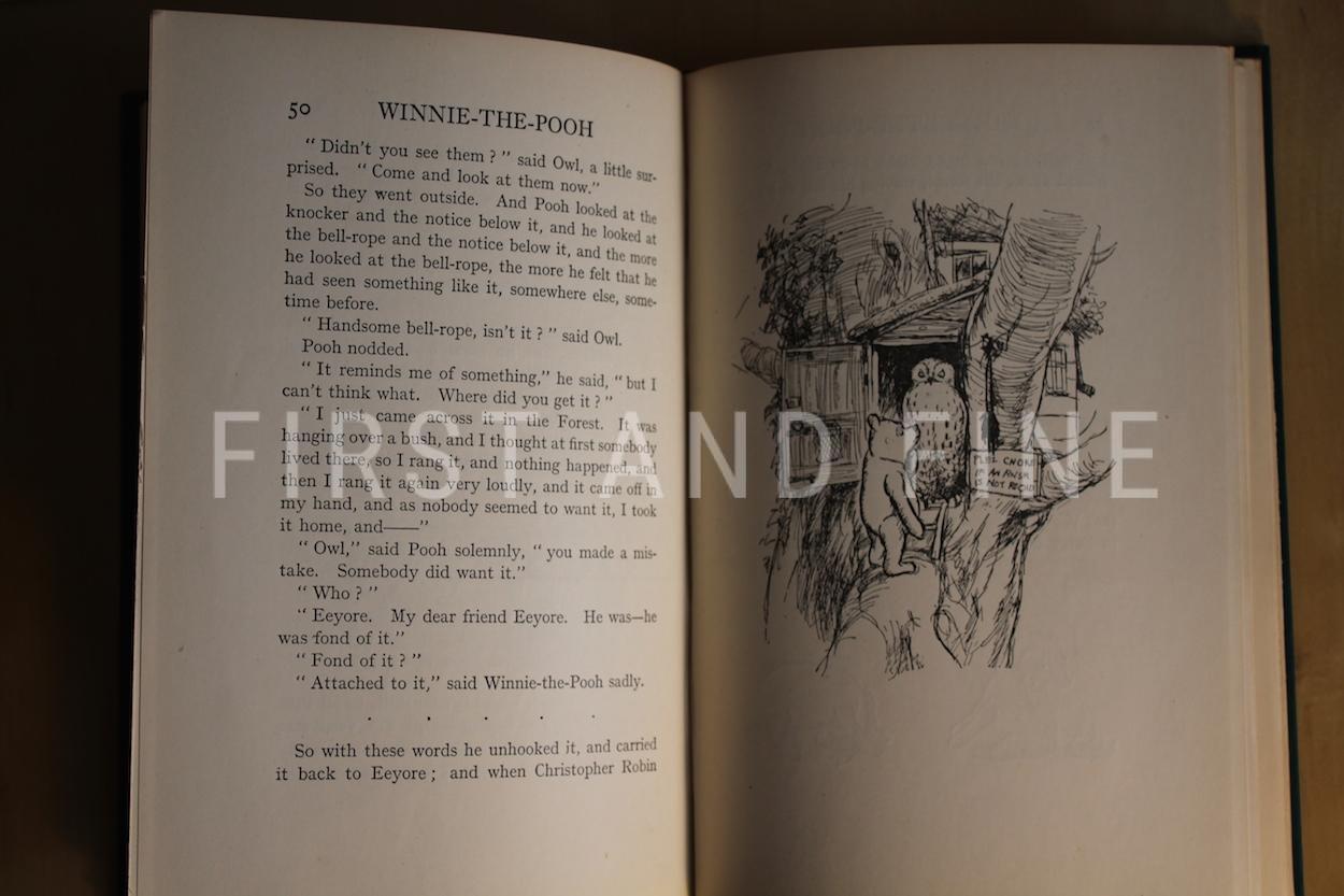 Milne, A.A. (1926) 'Winnie-the-Pooh', UK first edition in first state dust jacket and signed original letter - Image 18