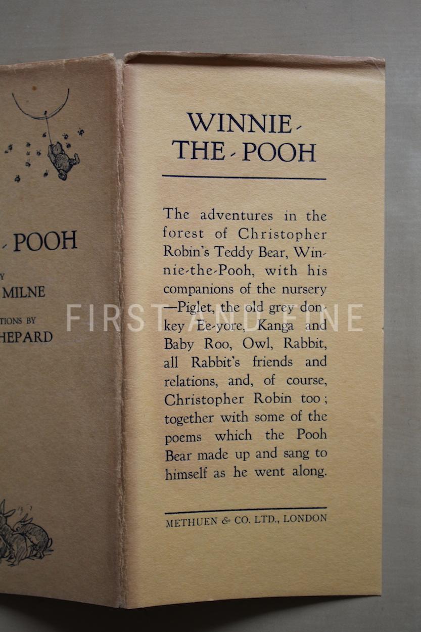 Milne, A.A. (1926) 'Winnie-the-Pooh', UK first edition in first state dust jacket and signed original letter - Image 22