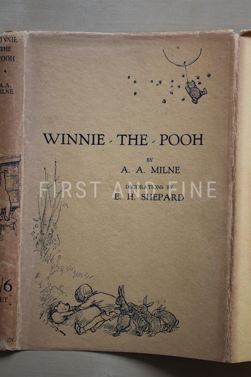 Milne, A.A. (1926) 'Winnie-the-Pooh', UK first edition in first state dust jacket and signed original letter - Image 23