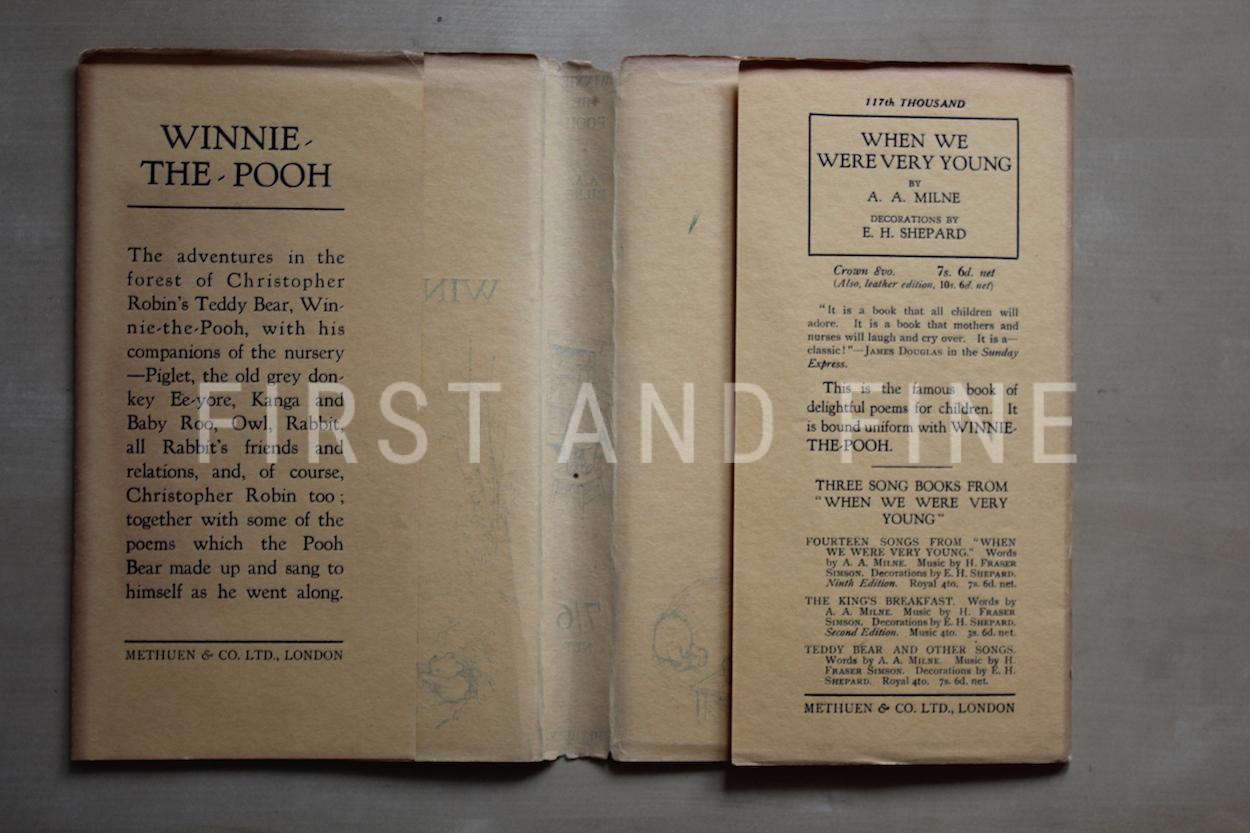 Milne, A.A. (1926) 'Winnie-the-Pooh', UK first edition in first state dust jacket and signed original letter - Image 29